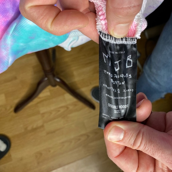 Marc Jacques Burton MJB Tie-Dye Hoodie Size Medium, great condition - Picture 6 of 6